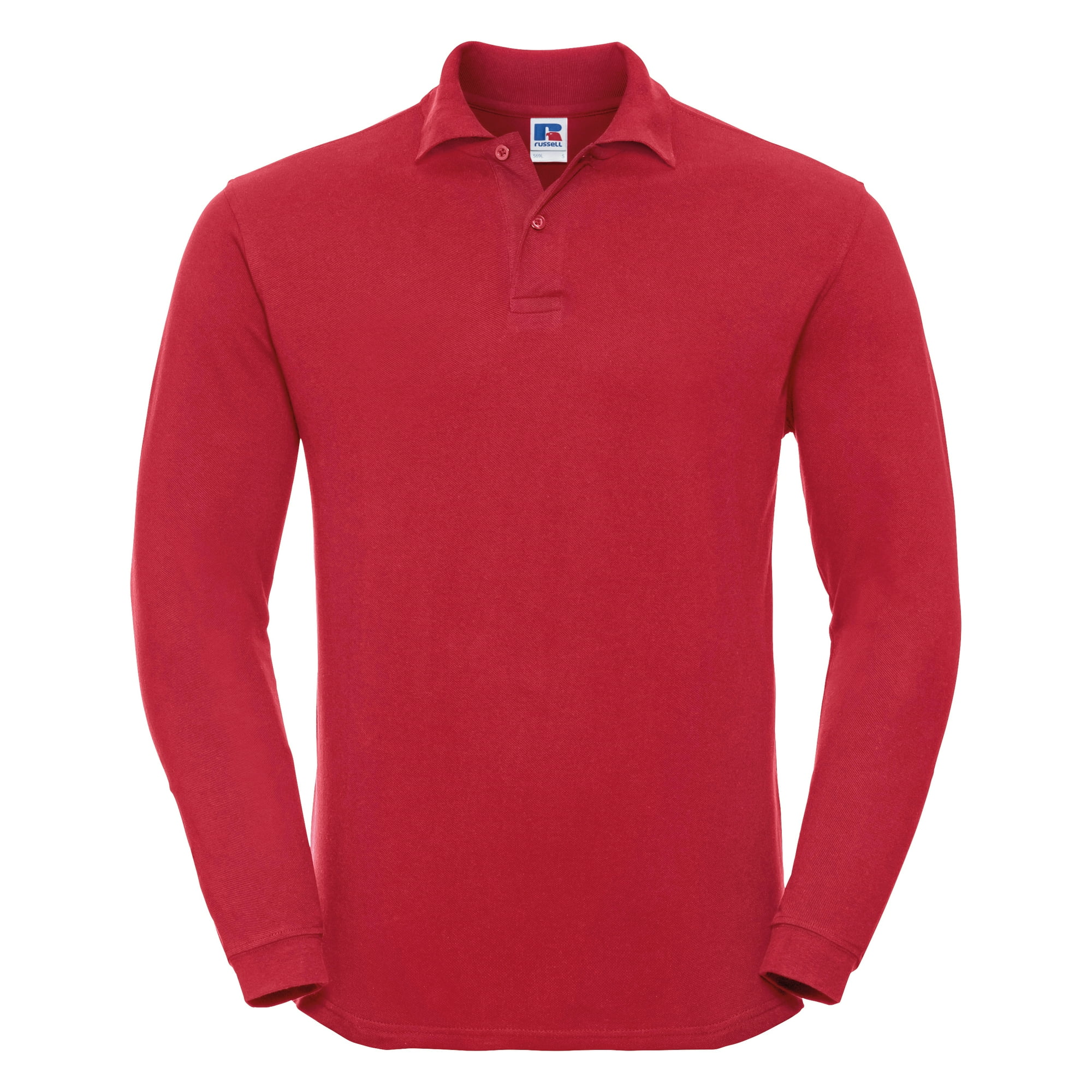 Russell Long Sleeve Classic Cotton Polo Russell Long Sleeve Classic Cotton Polo